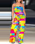 Women Suspender Pants Jumpsuit