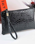 Women Purse Handbag Women's Crocodile PU leather