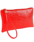 Women Purse Handbag Women's Crocodile PU leather