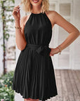 Lace Up A-Line Sexy  Midi Dress