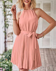 Lace Up A-Line Sexy  Midi Dress