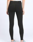 Cross Mesh Panels Pocket Leggings