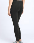 Cross Mesh Panels Pocket Leggings