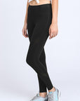 Cross Mesh Panels Pocket Leggings