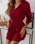 Knee-Length Casual A-Line Slim Fit Shirt Women's Dress