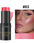 Compact Blush Stain Stick for Cheeks,