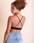 Crochet Lace High Neck Bralette Tops