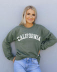 Women's Top- California Sweatshirt