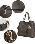 Lana Satchel Bag vegan Leather By Mia K