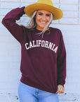 Women's Top- California Sweatshirt