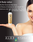 Aloe Hydrate AVM Body Spray; Non-Greasy Body Moisturizer