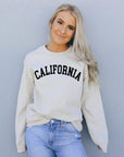 Women's Top- California Sweatshirt