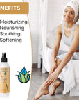 Aloe Hydrate AVM Body Spray; Non-Greasy Body Moisturizer