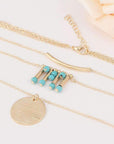 Turquoise Multilayer Necklace