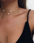 Star Choker Lariat Necklace
