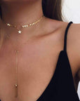 Star Choker Lariat Necklace