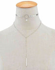 Star Choker Lariat Necklace